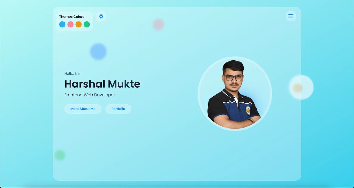 Screenshot of My First Portfolio